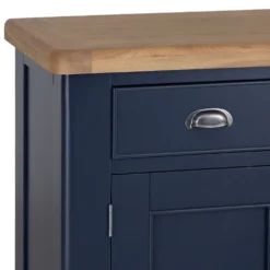 Wessex Smoked Oak Blue Painted Small 2 Drawer 2 Door Sideboard 15 Wessex Smoked Oak Blue Painted Small 2 Drawer 2 Door Sideboard -Furniture Specialty Store HOP STS B 6