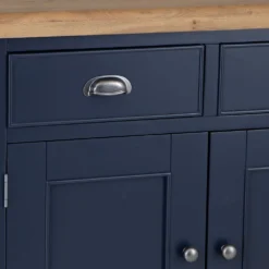 Wessex Smoked Oak Blue Painted Small 2 Drawer 2 Door Sideboard 20 Wessex Smoked Oak Blue Painted Small 2 Drawer 2 Door Sideboard -Furniture Specialty Store HOP STS B 7