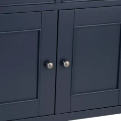 Wessex Smoked Oak Blue Painted Small 2 Drawer 2 Door Sideboard 19 Wessex Smoked Oak Blue Painted Small 2 Drawer 2 Door Sideboard -Furniture Specialty Store HOP STS B 9