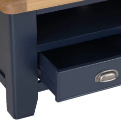 Wessex Smoked Oak Blue Painted TV Unit -Furniture Specialty Store HOP STV B 3
