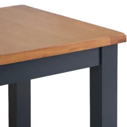 Hampshire Blue Painted Oak Medium Extending Dining Table -Furniture Specialty Store HP 14BET B 11