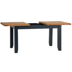 Hampshire Blue Painted Oak Medium Extending Dining Table -Furniture Specialty Store HP 14BET B 5