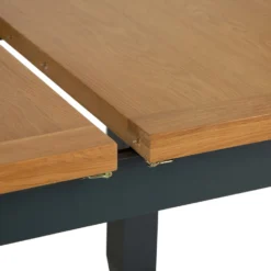 Hampshire Blue Painted Oak Medium Extending Dining Table -Furniture Specialty Store HP 14BET B 6