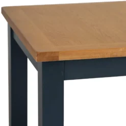 Hampshire Blue Painted Oak Medium Extending Dining Table -Furniture Specialty Store HP 14BET B 8