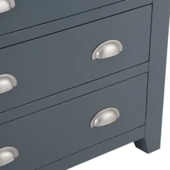 Hampshire Blue Painted Oak 2 Over 3 Chest -Furniture Specialty Store HP 2O3 B 4