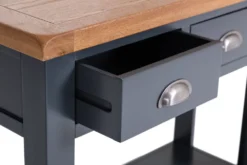 Hampshire Blue Painted Oak Console Table 15 Hampshire Blue Painted Oak Console Table -Furniture Specialty Store HP CON B 1