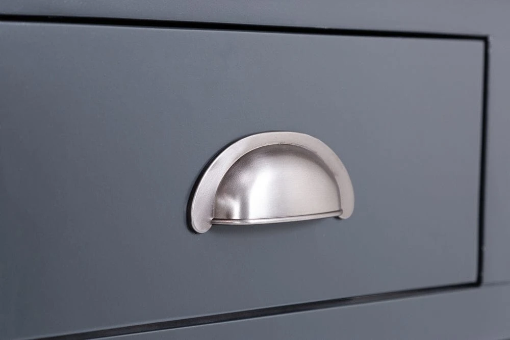 Hampshire Blue Painted Oak Console Table 8 Hampshire Blue Painted Oak Console Table - Image 8