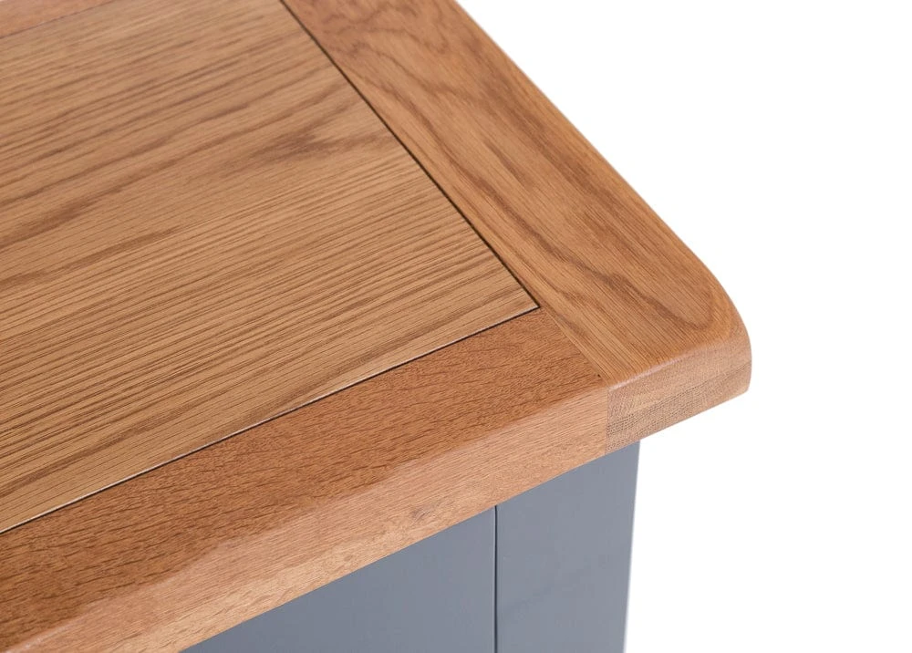 Hampshire Blue Painted Oak Console Table 6 Hampshire Blue Painted Oak Console Table - Image 6