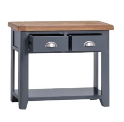 Hampshire Blue Painted Oak Console Table 13 Hampshire Blue Painted Oak Console Table -Furniture Specialty Store HP CON B 9