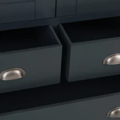 Hampshire Blue Painted Oak Large Larder Unit -Furniture Specialty Store HP LLU B 1