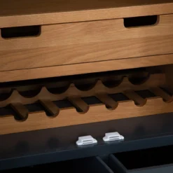 Hampshire Blue Painted Oak Large Larder Unit -Furniture Specialty Store HP LLU B 14