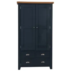 Hampshire Blue Painted Oak Large Larder Unit -Furniture Specialty Store HP LLU B 7