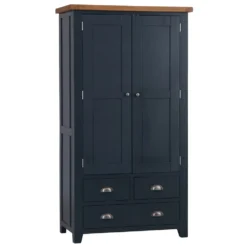 Hampshire Blue Painted Oak Large Larder Unit -Furniture Specialty Store HP LLU B 8