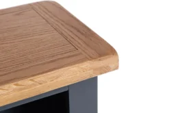 Hampshire Blue Painted Oak Low Bookcase -Furniture Specialty Store HP SBC B 7