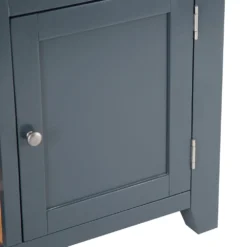Hampshire Blue Painted Oak Small Sideboard Wine Rack -Furniture Specialty Store HP SWR B 11