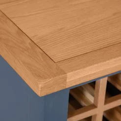 Hampshire Blue Painted Oak Small Sideboard Wine Rack -Furniture Specialty Store HP SWR B 8