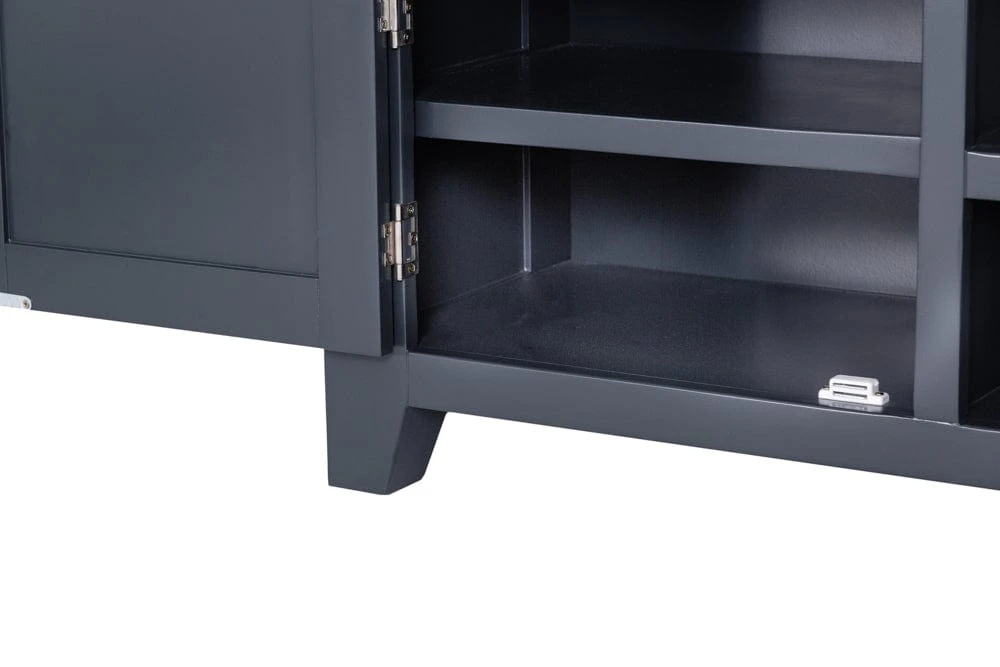 Hampshire Blue Painted Oak Extra Large TV Unit 8 Hampshire Blue Painted Oak Extra Large TV Unit - Image 8