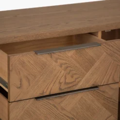 Industrial Oak Large 2 Door 3 Drawer Sideboard 17 Industrial Oak Large 2 Door 3 Drawer Sideboard -Furniture Specialty Store IB LS 7 scaled