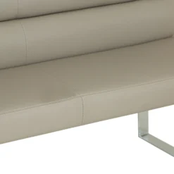 Milan Chrome & Oak 1.4m Bench With Back -Furniture Specialty Store ID 14BWB TP 6 scaled