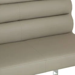 Milan Chrome & Oak 1.0m Bench With Back -Furniture Specialty Store ID 1BWB 5 scaled