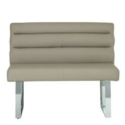 Milan Chrome & Oak 1.0m Bench With Back -Furniture Specialty Store ID 1BWB 9 scaled