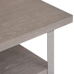 Milan Chrome & Oak Coffee Table -Furniture Specialty Store ID CT 6 scaled