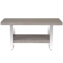 Milan Chrome & Oak Coffee Table -Furniture Specialty Store ID CT 9 scaled