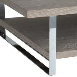 Milan Chrome & Oak Large Coffee Table 11 Milan Chrome & Oak Large Coffee Table -Furniture Specialty Store ID LCT 2 scaled