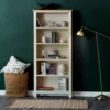 Salisbury Ivory Painted Oak Large Bookcase