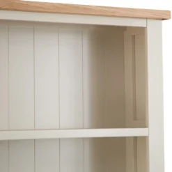 Salisbury Ivory Painted Oak Large Bookcase 12 Salisbury Ivory Painted Oak Large Bookcase -Furniture Specialty Store LP LBC C 7