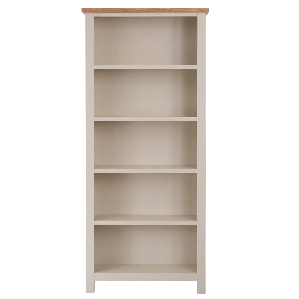 Salisbury Ivory Painted Oak Large Bookcase 9 Salisbury Ivory Painted Oak Large Bookcase - Image 9