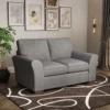Stamford 2 Seater Sofa Silver Fabric