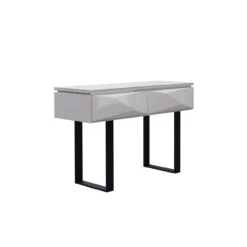 Venice Gloss Grey Console Table With LED Lighting -Furniture Specialty Store MCON 03 01Large