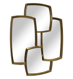 The Mirror Collection Gold Frame Mosaic Mirror