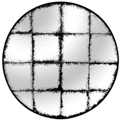 The Mirror Collection Round Antique Effect Mirror