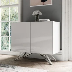 Venice Gloss White 2 Door Sideboard