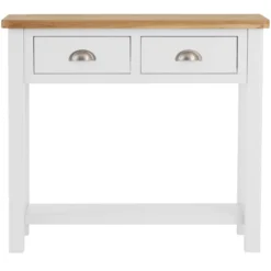 Rutland White Painted Oak Console Table 9 Rutland White Painted Oak Console Table -Furniture Specialty Store RA CON TR 11 3479e99b 6a57 4c5f 9356 4b7ad9174e71