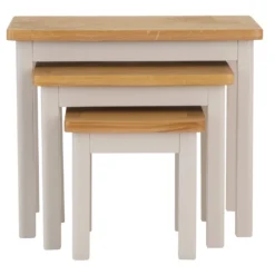 Rutland Painted Oak Nest Of 3 Tables 14 Rutland Painted Oak Nest Of 3 Tables -Furniture Specialty Store RA N3T TR 6
