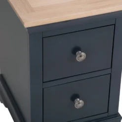 Florence Midnight Grey Painted Oak Bedside Table -Furniture Specialty Store SWO BSC MG 6