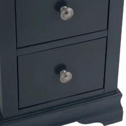 Florence Midnight Grey Painted Oak Bedside Table -Furniture Specialty Store SWO BSC MG 8
