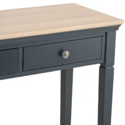 Florence Midnight Grey Painted Oak Dressing Table 14 Florence Midnight Grey Painted Oak Dressing Table -Furniture Specialty Store SWO DT MG 5