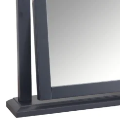 Florence Midnight Grey Painted Oak Vanity Mirror 12 Florence Midnight Grey Painted Oak Vanity Mirror -Furniture Specialty Store SWO TM MG 4