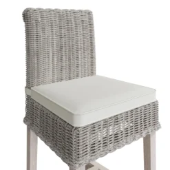 Monaco White Wicker Bar Stool -Furniture Specialty Store WW 181 06 scaled