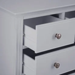 Banbury Grey Painted 2 Over 3 Chest 17 Banbury Grey Painted 2 Over 3 Chest -Furniture Specialty Store bp 2o3 g 3