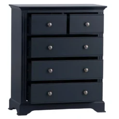 Banbury Midnight Grey Painted 2 Over 3 Chest 12 Banbury Midnight Grey Painted 2 Over 3 Chest -Furniture Specialty Store bp 2o3 mg 11 v2