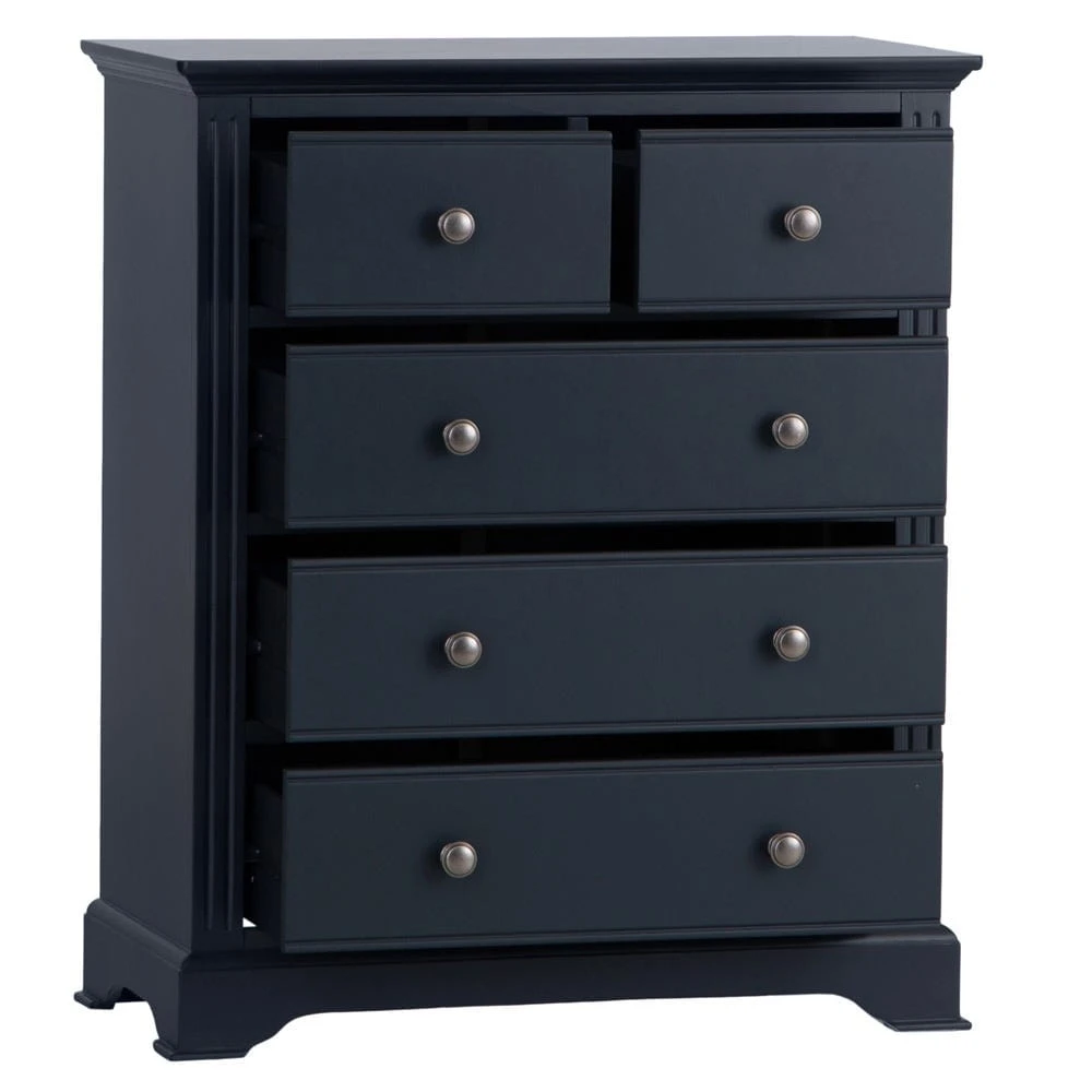 Banbury Midnight Grey Painted 2 Over 3 Chest 3 Banbury Midnight Grey Painted 2 Over 3 Chest - Image 3