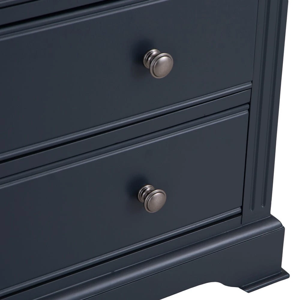 Banbury Midnight Grey Painted 2 Over 3 Chest 5 Banbury Midnight Grey Painted 2 Over 3 Chest - Image 5