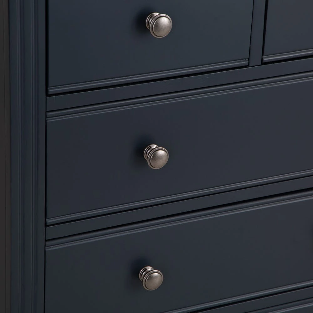 Banbury Midnight Grey Painted 2 Over 3 Chest 6 Banbury Midnight Grey Painted 2 Over 3 Chest - Image 6