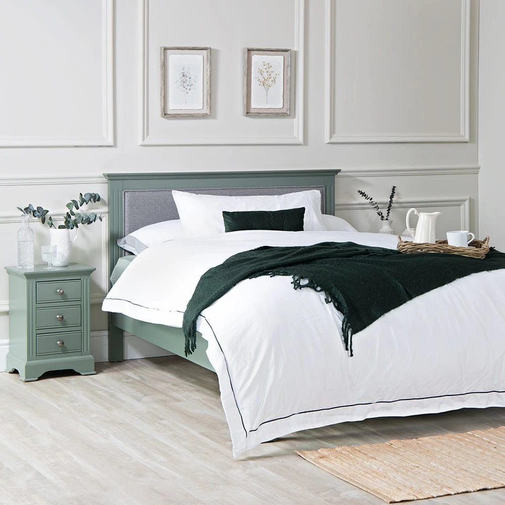 Banbury Sage Green Painted King Size Bed Frame 1 Banbury Sage Green Painted King Size Bed Frame
