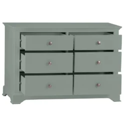 Banbury Sage Green Painted Chest Of 6 Drawers 12 Banbury Sage Green Painted Chest Of 6 Drawers -Furniture Specialty Store bp 6dc cg 2